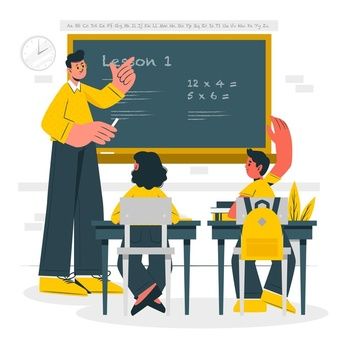 Free Vector | Back to school landing page Teachers Illustration, Teachers Day Celebration, Teachers Day Greetings, Education Student, Create A Story, Computer Education, Preschool Programs, World Teachers, Illustration Story