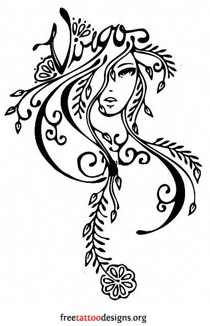 I want this for my next tattoo, but want to change it up a little Virgo Tattoo Designs, Virgo Constellation Tattoo, Tattoos Pinterest, Badass Girl, Virgo Constellation, Virgo Girl, Virgo Tattoo, Leo Tattoos, Disney Tattoo