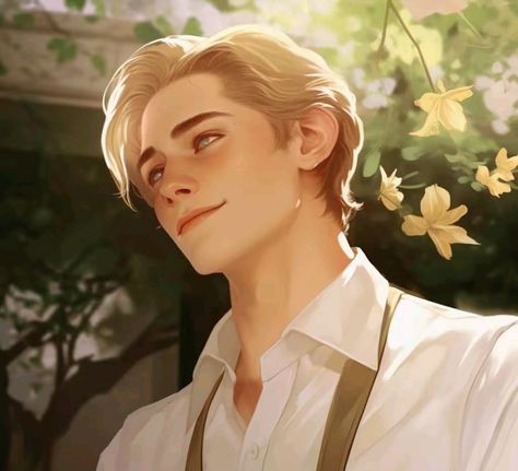 Ominis Gaunt Drawing, Character Aesthetic Light, Blond Man Art, Blonde Fantasy Male, Blonde Man Art, Blonde Hair Male Character Art, Blonde Oc Male, Sunshine Character, Ominis Gaunt