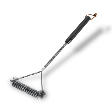 Grill Brush | Weber.com Best Gas Grills, Charcoal Bbq Grill, Weber Bbq, Grill Brush, Weber Grill, Stainless Steel Grill, Barbecue Tools, Clean Grill, Grill Grates