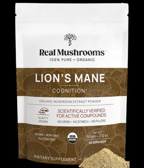 The 9 Best Mushroom Supplements of 2024 - The Nutrition Insider Real Mushrooms, Four Sigmatic, Lions Mane, Vegan Mushroom, Lions Mane Mushroom, Brain Supplements, Mushroom Powder, Fiber Supplements, Mushroom Coffee