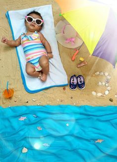 Summer Theme Baby Photoshoot, Beach Theme Baby Photoshoot, Photoshoot Ideas For Baby Boy, Photoshoot Ideas For Baby, Monthly Baby Photoshoot Ideas, Monthly Photoshoot Ideas, Creative Monthly Baby Photos, Summer Baby Photos, Gender Chart