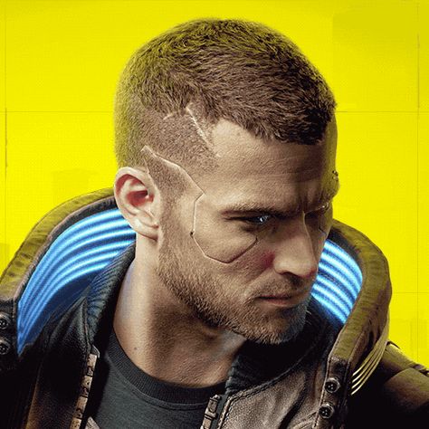 Best GIF Image Cyberpunk Hairstyles, Cyberpunk Hair, Cd Project Red, Punk Haircut, Cyberpunk Men, Cyberpunk Male, Punk Pins, Cyberpunk Art, Cyberpunk 2077