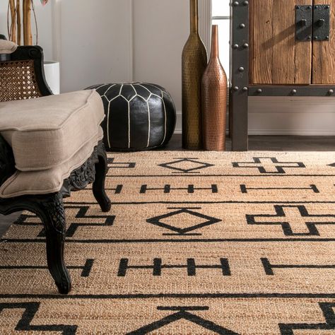 Living Room Rectangle, Native Symbols, Nuloom Rugs, Western Rugs, Jungle Home, India Crafts, Southwestern Home Decor, Eclectic Area Rug, Southwestern Home