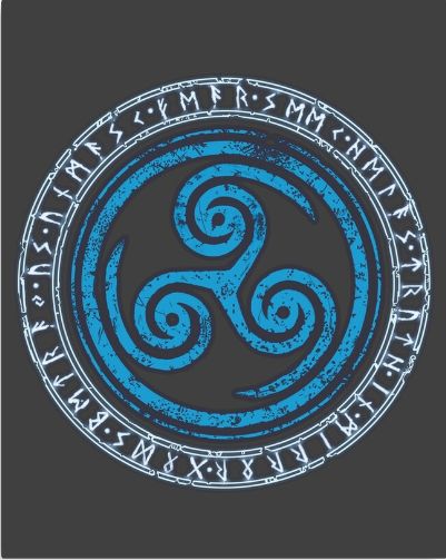 When translating the runes on the Lorestones into the Latin alphabet, the inscription around the circle reads: SEEK / HELAS / TRUTH / IN / MIRROR / GODS / BETRAY / US / UNMASK / FEAR. Latin Alphabet, Sacred Symbols, The Circle, Runes, Alphabet, Personalized Items, Mirror