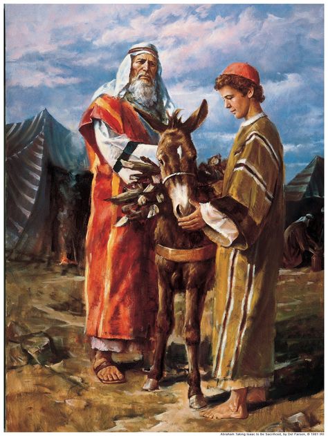 Story Of Abraham, Lds Art, Bible Images, Bible Illustrations, Bible Characters, Bible Pictures, Jewish History, Biblical Art, Smart Things