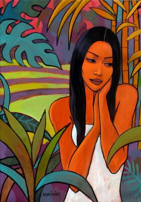 Hispanic Woman Art, Latina Painting, Latina Art, Latin Art, Hispanic Art, Latino Art, Cultural Artifact, Afrique Art, Afrikaanse Kunst