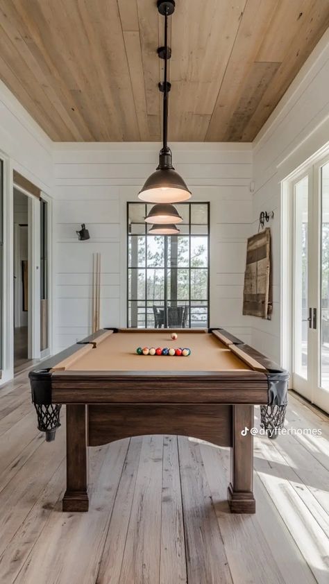 Upstairs Pool Table Room, Farmhouse Pool Table Room, Family Room With Pool Table, Farmhouse Pool Table, Farmhouse Pool, Pool Table Dining Table, Pool Table Room, Table Room, Spanish House