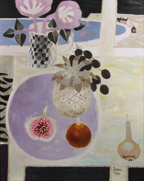 Mary Fedden, Miss Moss, House Gallery, Royal College Of Art, Still Life Art, Naive Art, British Artist, Still Life Painting, College Art