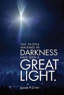 And that "GREAT LIGHT"  Is King Jesus Christ, the TRUE LIGHT                   John 1:5-9, Ephesians 5:14                   Acts 26:13-18 The Light Shines In The Darkness, Isaiah 9, People Walking, Ayat Alkitab, My Savior, Verse Quotes, Christmas Quotes, Scripture Quotes, Scripture Verses