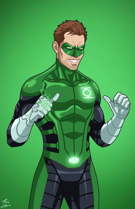 Green Lantern Hal Jordan (Earth-27) commission by phil-cho Earth 27, Phil Cho, Green Lantern Hal Jordan, Hal Jordan, Green Lantern Corps, Univers Dc, Arte Dc Comics, Dc Comics Superheroes, Superhero Characters