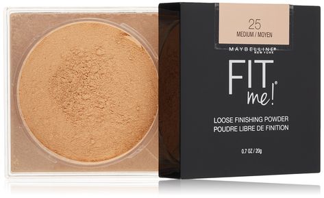 Face Powder Makeup, Fit Me Powder, Maybelline Cosmetics, Powder Face, Foundation Sets, New York Fits, Best Drugstore Makeup, Loose Setting Powder, Finish Strong