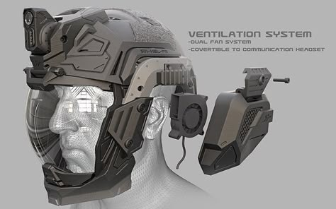 P3 Tactical Helmet | SRU AIRSOFT Masks Full Face, Full Face Masks, Armour Ideas, App Design Trends, Futuristic Military, Military Helmet, Futuristic Helmet, Helmet Concept, Spy Gear