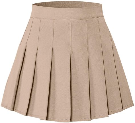 PRICES MAY VARY. 100% Polyester Imported Materials: 95% polyester + 5% spandex Classic pleated uniform skirt with elastic waist design is unique and fashion Above knee length skirt with inner shotrs, avoid embarrassment Elastic closure is very convinient and comfortable Pair with Polo Shirt, Hoodie, Sweater Shirt, Loose Sweatshirt, Cardigan, Jacket and any Top You Like. Joe Wenko New & Fashion Apparel US Trademark. We are committed to providing each customer with the highest standard of customer Belted Cardigan Outfit, Faux Fur Coats Outfit, Winter Date Outfits, Womens Pleated Skirt, Trendy Outfits Winter, Khaki Skirt, Long Puffer Coat, Pleated Long Skirt, Skirt High Waist