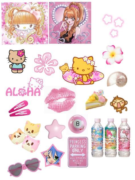 Phone Deco Sticker, Phone Case Deco Printable, Phone Stickers Ideas, Y2k Printable Stickers, Things To Print Out For Phone Case, Gyaru Journal, Y2k Stickers Printable, Gyaru Phone Case, Hello Kitty Stickers Printable