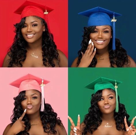 Graduation Pictures For High School, Grad Shoot Ideas Highschool, 2024 Graduation Photoshoot, Class Of 2023 Photoshoot, Black Teacher Graduation Pictures, Graudtion Photoshoots Black, Black Senior Picture Ideas, Senior Portraits Black Women, Pink Graduation Photoshoot