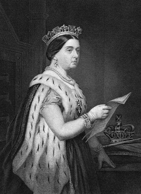 The Longest-Serving Kings and Queens of England: Queen Victoria © georgios | depositphotos.com The Queen Of England, Victoria Reign, Monochrome Palette, John Brown, Kings And Queens, Queen Of England, British History, Queen Victoria, Antique Prints