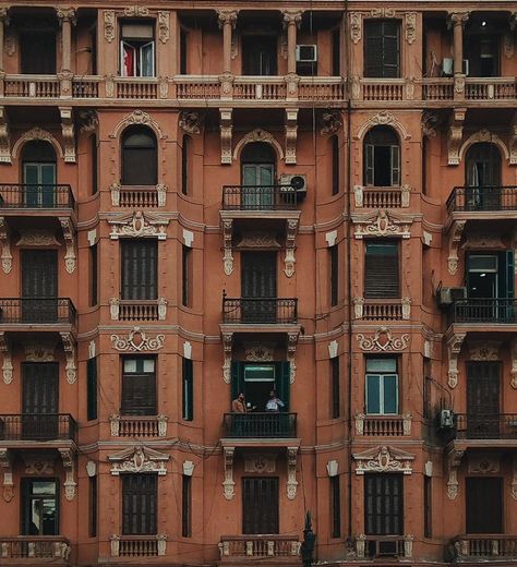 Architecture in Cairo. Egypt Nostalgia, Egypt Architecture, Egyptian Poster, Windows View, Places In Egypt, Life In Egypt, Islamic Countries, Egypt Cairo, Alexandria Egypt