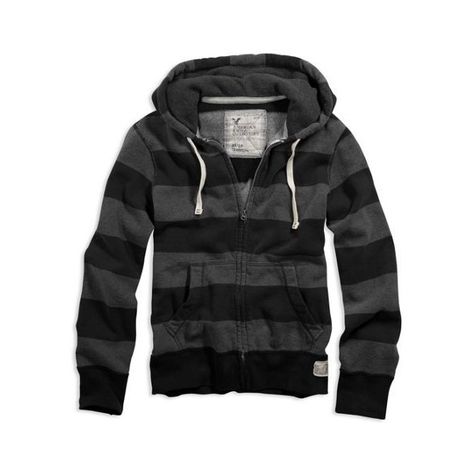 AE Men's Rugby Stripe Full Zip Hoodie (Charcoal Heather Grey) ($40) ❤ liked on Polyvore featuring men's fashion, men's clothing, men's hoodies, hoodies, tops, men, jackets, shirts, outerwear and sweaters Emo Clothes Men, California Wardrobe, Emo Hoodie, Emo Clothes, Rugby Stripe, Tops Men, Men Jackets, Aesthetic Grunge Outfit, Men's Hoodies