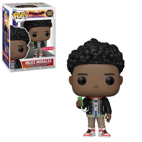 Miles Morales Funko Pop, Spiderman Across The Spiderverse, Custom Funko Pop, Custom Funko, Funko Pop Toys, Funko Pop Collection, Funko Pop Figures, Pop Toys, Funko Pop Marvel