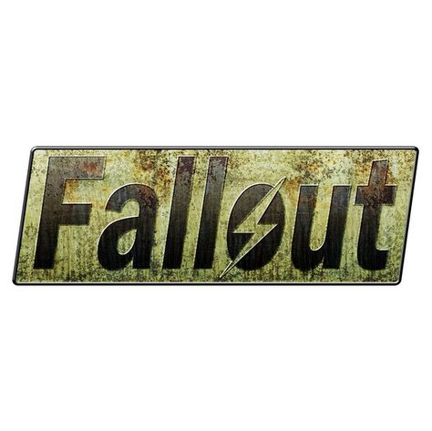 The Fallout logo really embodies the rustic and wastelandish nature of the game and series. Fallout Logo, Royalty Free Fonts, Fancy Logo, Vault Dweller, Game Font, Comics Logo, Post Apocalyptic Art, Stencil Font, Fallout Art