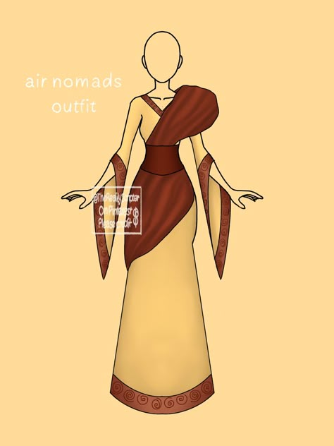 Air nomads outfit for reality shifting scripting desired reality avatar the last airbender Atla Airbender Clothes, Air Nation Clothes, Female Airbender Clothes, Air Nomad Clothes, Air Bender Outfit, Water Personality, Airbender Clothes, Atla Clothes, Atla Outfits