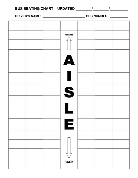 Bus Seating - How to create a Bus Seating? Download this Bus Seating template now! School Bus Seating Chart, Bus Seating Chart, Bus Rules, Family Gathering Ideas, Bus Tags, Address Book Template, Safari Baby Shower Ideas, School Bus Driving, Puzzle Piece Template