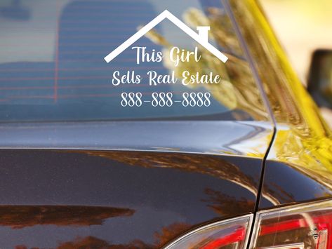 Excited to share the latest addition to my #etsy shop: Real Estate Decal - This Girl Sells Real Estate with your phone number! Decal for cars, laptops, etc. Realtor Branding, Marketing https://etsy.me/3wVjzzv #realestatedecal #realtordecal #realestatebranding #decalrea Realtor Branding, Custom Vinyl Decal, Real Estate Branding, Branding Marketing, Bridesmaid Proposal Box, Car Decals Vinyl, Selling Real Estate, Custom Vinyl, Extreme Weather