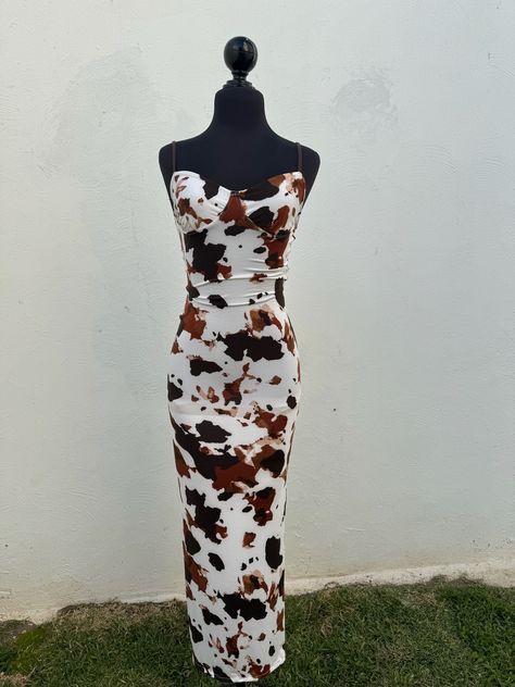 2025 Graduate, Cow Print Dress, Cow Dress, Teen Outfits, Cow Print, Outfits For Teens, Print Dress, Cow