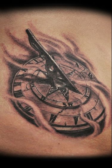 Tattoo inspiration Sundial Tattoo, Sun Dial, Knight Tattoo, Worlds Best Tattoos, Compass Tattoo Design, Biomechanical Tattoo, Crow Tattoo, Elbow Tattoos, Watch Tattoos