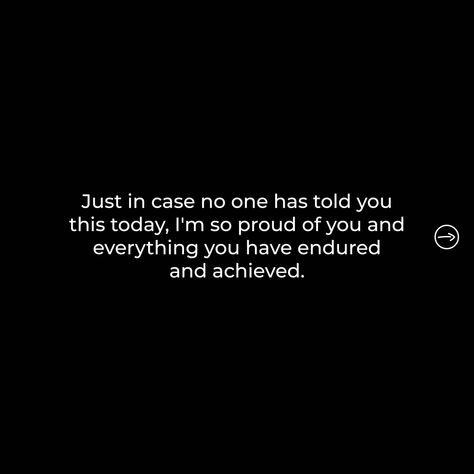 In case no one has told you lately… I’m so proud of you 🫶🏼 Be sure to share with someone who needs to hear this today! And if it’s you, I love you. In Case No One Told You, Incase Nobody Told You Today, In Case No One Told U Today, I’m So Very Proud Of You, So Proud Of You Quotes, Proud Of You Quotes, Peaceful Thoughts, Im Proud Of You, So Proud Of You