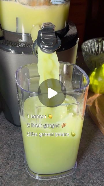 Modesto Joseph Garcia on Instagram: "Green Pear-ade 🍐🍋🫚

(Save 20% on the Kuvings auto10 juicer & find my recipe Ebook linked in my bio)

Green pears & lemon together create one of my favorite morning time breakfast juice recipes of all time ✨ This recipe is going to boost the immune system while also kick starting the process metabolism & promoting smooth glowing skin! Would you try this juice? 💚

#growyourown #pear #pearjuice #greenjuice #applejuice #juicerecipe #freshjuice #homemadejuice #immuneboost #nutritious #antioxidants #hydrate #hydration #juicingforhealth #healthiswealth #healthandwellness #growyourownfood #growyourownlives #fruitheals #healingfruit #natureheals #healingnature #explore #explorepage" Breakfast Juicing Recipes, Healthy Juicer Recipes, Breakfast Juice, Smooth Glowing Skin, Homemade Juice, Morning Time, Green Juice Recipes, Pear Juice, Juicer Recipes