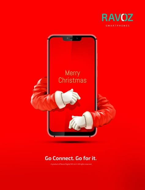 Mobile Poster Design Graphics, Santa Creative Ads, Smartphone Ads Creative, Christmas Advertising Design Creative, Smartphone Poster Design, Creative Christmas Poster Design, Thanksgiving Creative Ads, Christmas Creatives Ads, Merry Christmas Social Media Post