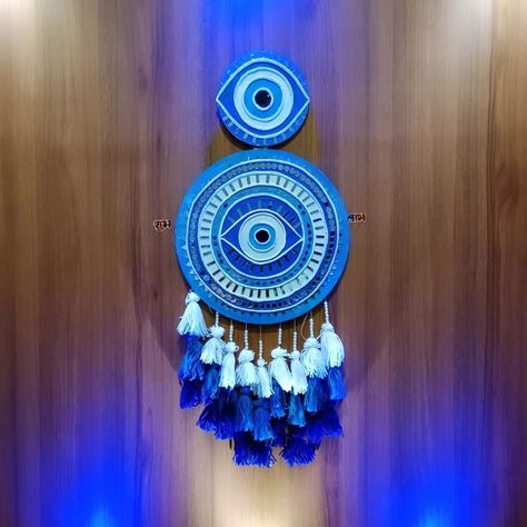 Handmade evil eye 🧿 wall hanging Customized order ✅ . . #lippanart #wallhangingdecor #evileye #evilprotection #handmade #hanging #lippanartwalldecor #walldecor #wallhanging #walldecoration Evil Eye Wall Hanging, Handmade Evil Eye, Lippan Art, Handmade Hanging, Decor Home Living Room, Mirror Art, Fridge Magnet, Hanging Wall Decor, Clay Art