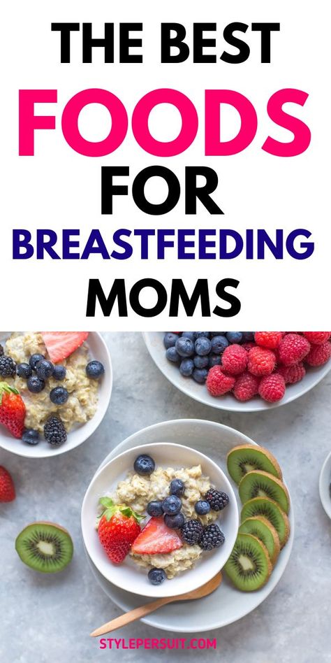 Breastfeeding is a demanding and rewarding experience that requires extra attention to nutrition to ensure both the mother's and baby's well-being. Consuming a balanced and nutrient-rich diet is essential during this period to provide the necessary energy, vitamins, and minerals. Check out some of the best healthy foods to include in a breastfeeding mother's diet: Foods To Eat While Breastfeeding, Diet For Breastfeeding Moms, Breastfeeding Food, Nursing Foods, Best Healthy Foods, Energy Vitamins, Food For Breastfeeding Moms, Breastfeeding Nutrition, Postpartum Diet