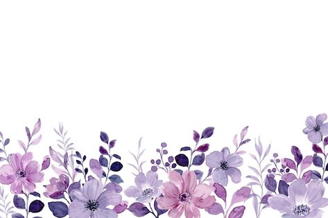 Purple Flower Border, Floral Border Background, Background Purple Flower, Purple Frame Border, Purple Floral Background, Lavender Frame Background, Purple Flower Frame, Purple Flowers Frame, Purple Flower Watercolor