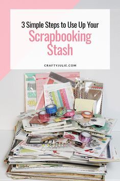 Ways To Use Scrapbook Paper, Organize Scrapbook Supplies, What To Do With Scrapbook Paper, Things To Do With Scrapbook Paper, Easy Scrapbooking Ideas Simple, Scrapbooking Hacks, Scrapbook Hacks, Creative Scrapbook Ideas, Scrapbooking Projects Ideas