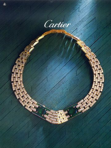 Cartier (High Jewelry) 1986 Necklace Cartier High Jewelry, High Jewelry Necklace, Necklace Cartier, Mop Jewelry, 1980 Fashion, Bijoux Art Deco, Haute Jewelry, Glitter Jewelry, Exotic Jewelry