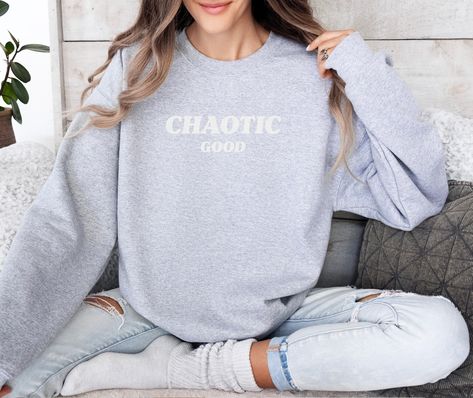 Late Night Gaming, Dragons Clothes, Bookish Merch, Moms Favorite, Hoodie Brands, Embroidered Crewneck, Funny Sweatshirts, Sew-in Labels, Dungeons And Dragons