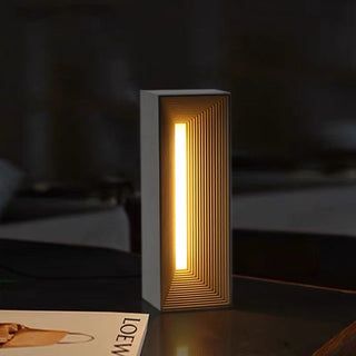 Teal Table Lamps, Diy Table Lamp, Concrete Table Lamp, Concrete Casting, Unique Desks, Concrete Lamp, Led Night Lamp, Concrete Table, Copper Lamps