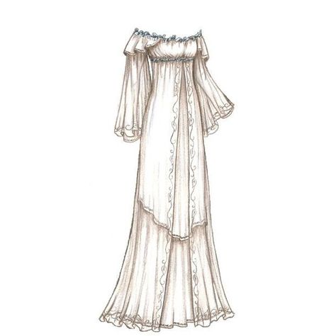 Halloween LOTR Costume Series #7 Galadriel’s White Layered Gown with... ❤ liked on Polyvore featuring costumes, dresses, silver halloween costume, baby doll halloween costume, babydoll costume, white halloween costumes and flower costume Silver Halloween Costume, Babydoll Costume, Flowy Outfit, White Dress Aesthetic, Dress Templates, Lotr Costume, Layered Gown, Dresses Silver, Elven Dress