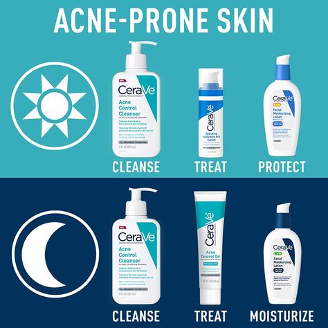 Cerave Skincare, Salicylic Acid Cleanser, Haut Routine, Men Skin Care Routine, Facial Lotion, Salicylic Acid Acne, Acne Control, Lightweight Moisturizer, Oil Free Moisturizers