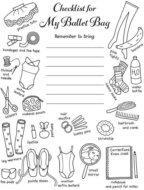 Pre Ballet Class Ideas, Ballet For Kids, Dance Teacher Tools, Dance Journal, Ballet Crafts, Dance Coloring Pages, Beginner Ballet, Ballet Journal, Ballet Stuff