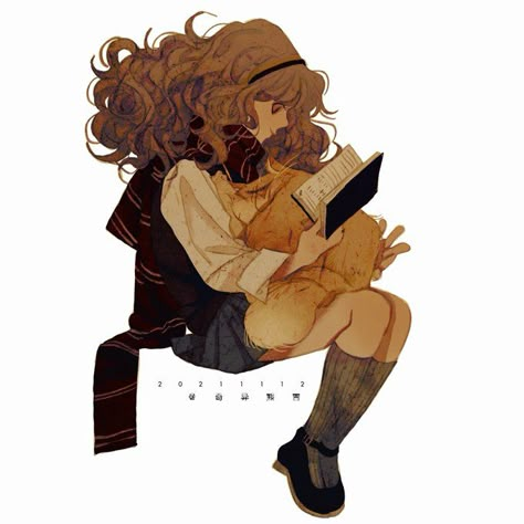 Harry Ron Hermione Fanart, Hermione Granger Art, Hermione Granger Fanart, Hermione Fan Art, Hermione Jean Granger, Harry Potter Illustrations, Hp Fanart, Harry Potter Fanart, Harry Potter Anime