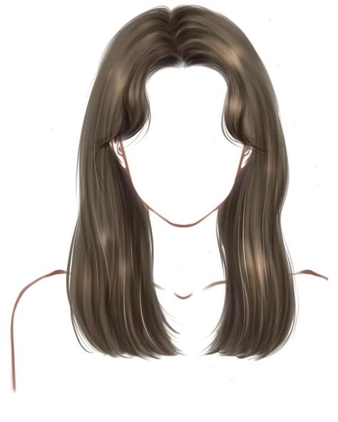 Types Of Front Bangs, How To Draw Hair Bangs, Bangs Art Drawing, Anime Hair With Bangs, Hair Drawing Bangs, Girl With Bangs Drawing, Layered Hair Drawing, Hair Bangs Drawing, Front Hair Drawing