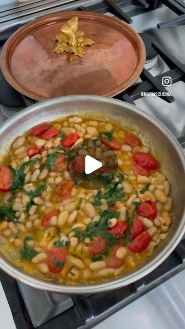 Crusty Bread Recipe, Recipe With Garlic, White Bean Recipes, Bean Recipe, Vegetarian Dish, Lemon Salt, Cannellini Beans, Parmigiano Reggiano, White Bean