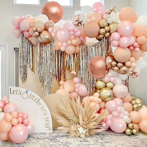 Blush Balloons, Deco Ballon, Balloon Arch Kit, Garland Arch, Green Balloon, Birthday Balloon Decorations, Happy Birthday Parties, White Balloons, Arch Kit