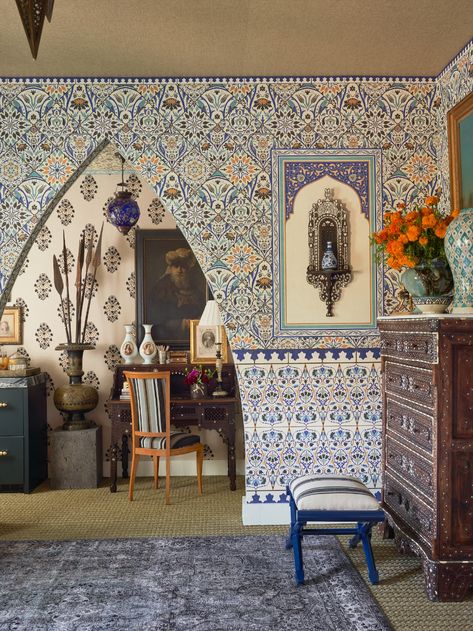 Turkish Bedroom, Michelle Nussbaumer, Kips Bay Showhouse, Turkish Home Decor, Small Barns, Turkish Decor, Show House, Turkish Design, Daughters Room