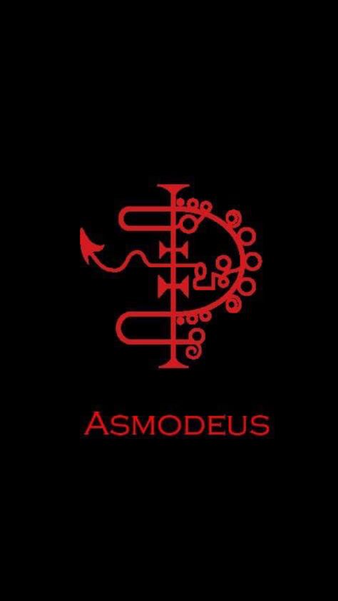 Asmodeus Symbol, Asmodeus Demon Art, Asmodeus Tattoo, Asmodeus Sigil, King Asmodeus, Asmodeus Demon, Magical Herbs Witchcraft, Spiritual Satanism, Demon Symbols