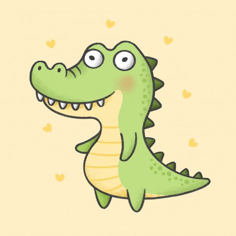 Discover thousands of Premium vectors availables in AI and EPS formats. Download whatever, cancel whenever. Alligator Doodle, Cute Alligator Drawing, Alligator Cartoon, Cartoon Alligator, Crocodile Cartoon, Animal Doodles, Cute Kawaii Drawings, Cute Cartoon Drawings, Cute Cartoon Animals